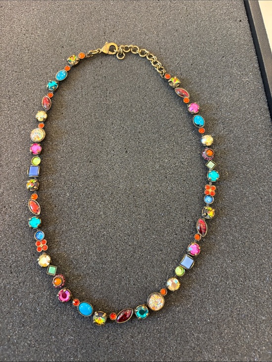 Sorrelli Jewelry - Sorrelli Multicolor Crystal Statement Necklace - Women Jewelry